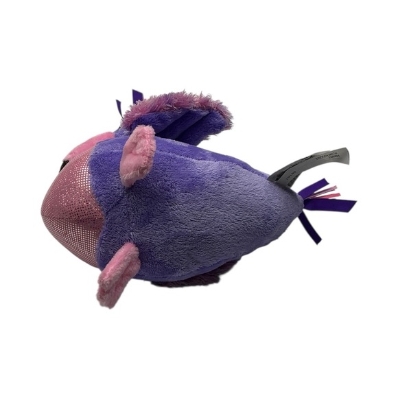 Purple Flamingo Plush by Ganz – Soft Stuffed Animal – Cute Ribbon Feathers – 12” - Picture 5 of 5